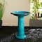 Glitzhome® 21.5" Faux Ceramic Tall Pedestal Birdbath